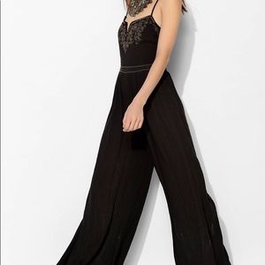 UO Ecote Beaded & Embroidered Jumpsuit